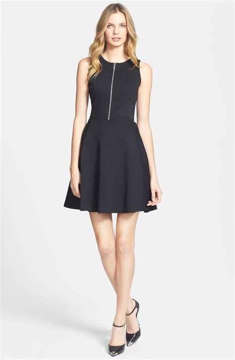 michael kors zip front fit & flare dress amazon|Michael Kors Zip Front Jacket .